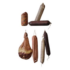 Collectional, inizio 20° secolo, negozio di macelleria italiano, esposizione commerciale Arte Popolare