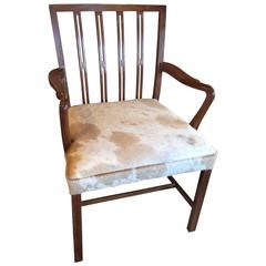 Danish Tall Back Accent Chair 10