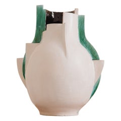 Grand vase en céramique moderniste, années 50