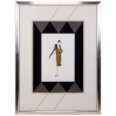 Hand Signed Limited Edition Manhattan Mary II Serigraph by Erté