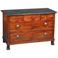 19th Century Empire Period Mahogany Commode