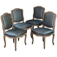 Set of Four 19th Century Louis XVI Style Side or Dining Chairs