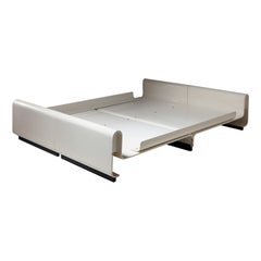 Plywood Double Bed by Benatti, Italy, 1970s