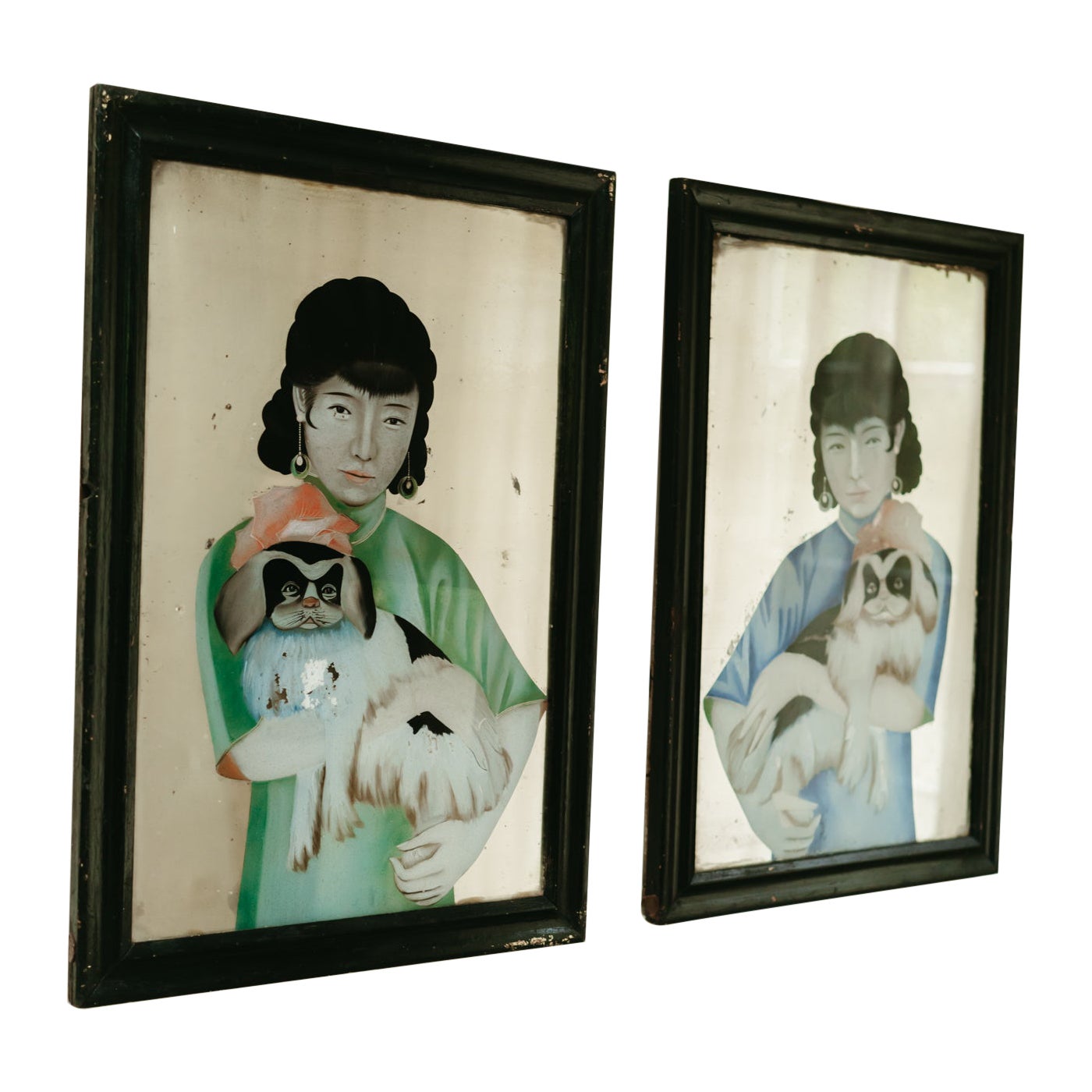 Miroirs en poirier ébonisé français du XIXe siècle en vente
