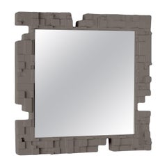 Specchio da parete Pixel Dove Grey di Studio A Tonino