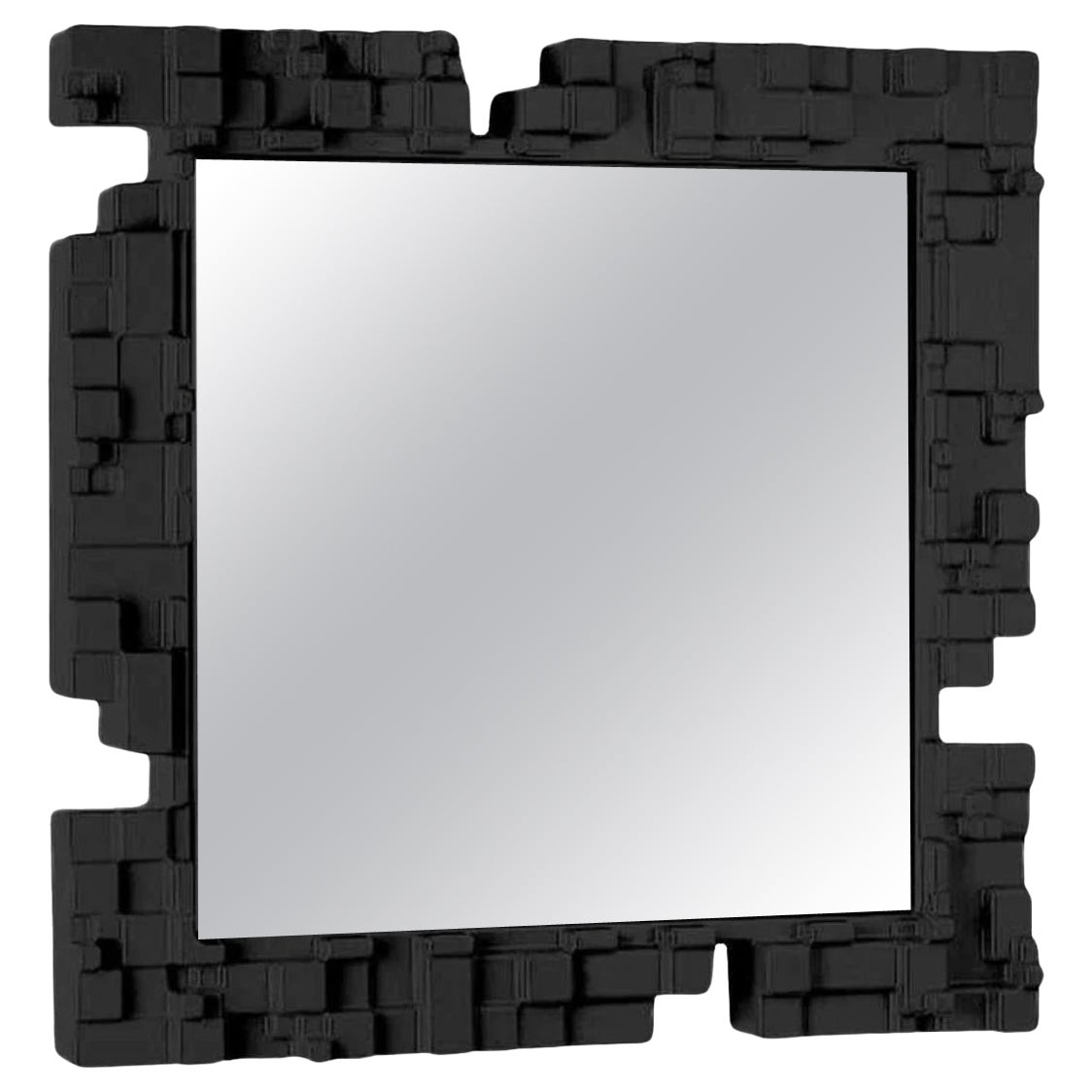 Specchio da parete Pixel Jet Black di Studio A Tonino