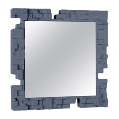 Pixel Powder Blue Wall Mirror by Studio Tonino