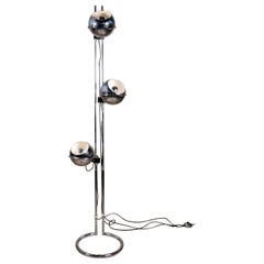 Chromed eyeball floorlamp by Goffredo Reggiani for Gepo, Italy, 1970s