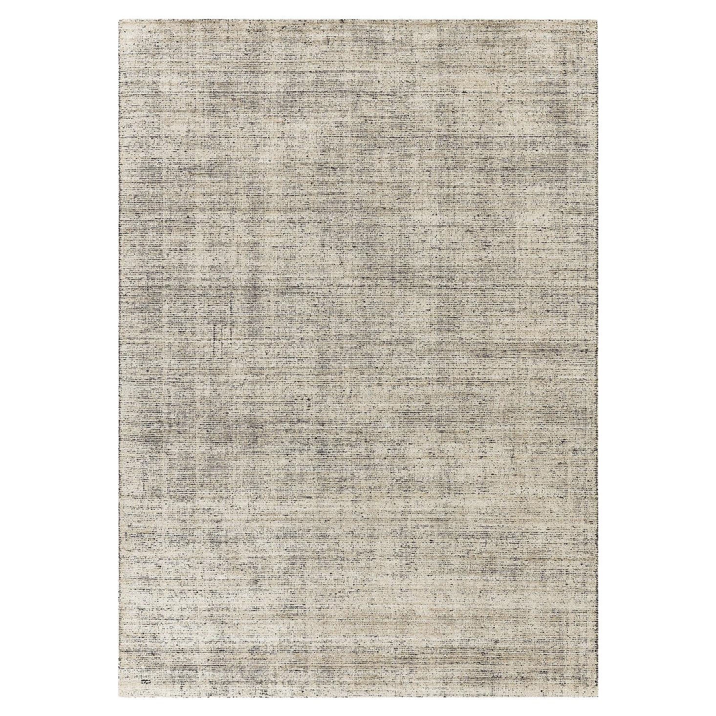 Alfombra rectangular Artisan Opposite Loom 300 de seda de bambú y lana by Mohebban