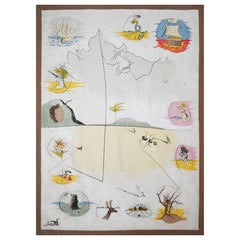 The 12 Tribes of Israel, Tapestry by Salvador Dalí Notarial Certificate -N° 1468