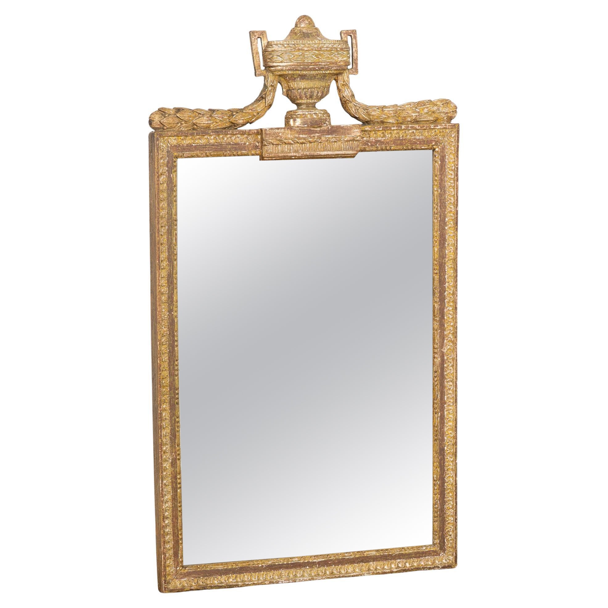 Gold Gilt Swedish Mirror, circa 1820