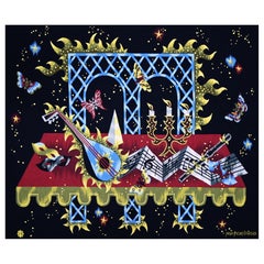Homage to Mozart, Jean Picart Le Doux - French Tapestry, Edition artist - N 1467