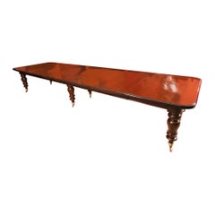 Antique 15ft William IV Extending Dining Table 19th Century