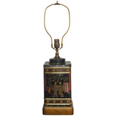Chinese Tea Canister Table Lamp by Frederick Cooper