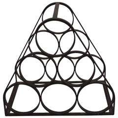 Six Bottle Iron Wine Rack after Umanoff 11