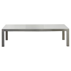 Maria Pergay Rectangular Stainless Steel Coffee Table 1968