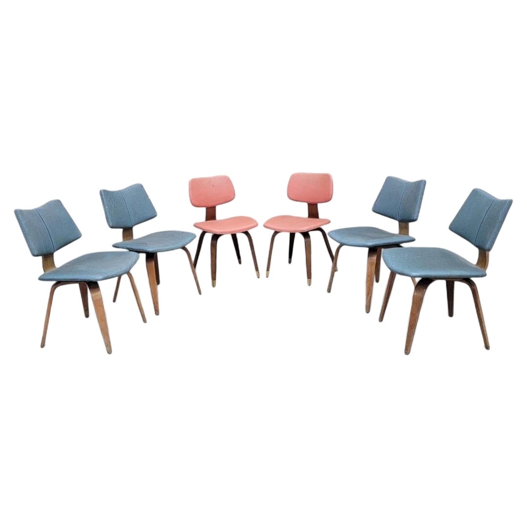 MCM Bentwood Dining Chairs By Bruno Weil For Thonet - Set Of 6