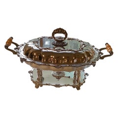 Vintage Silver Plate Chafing Dish