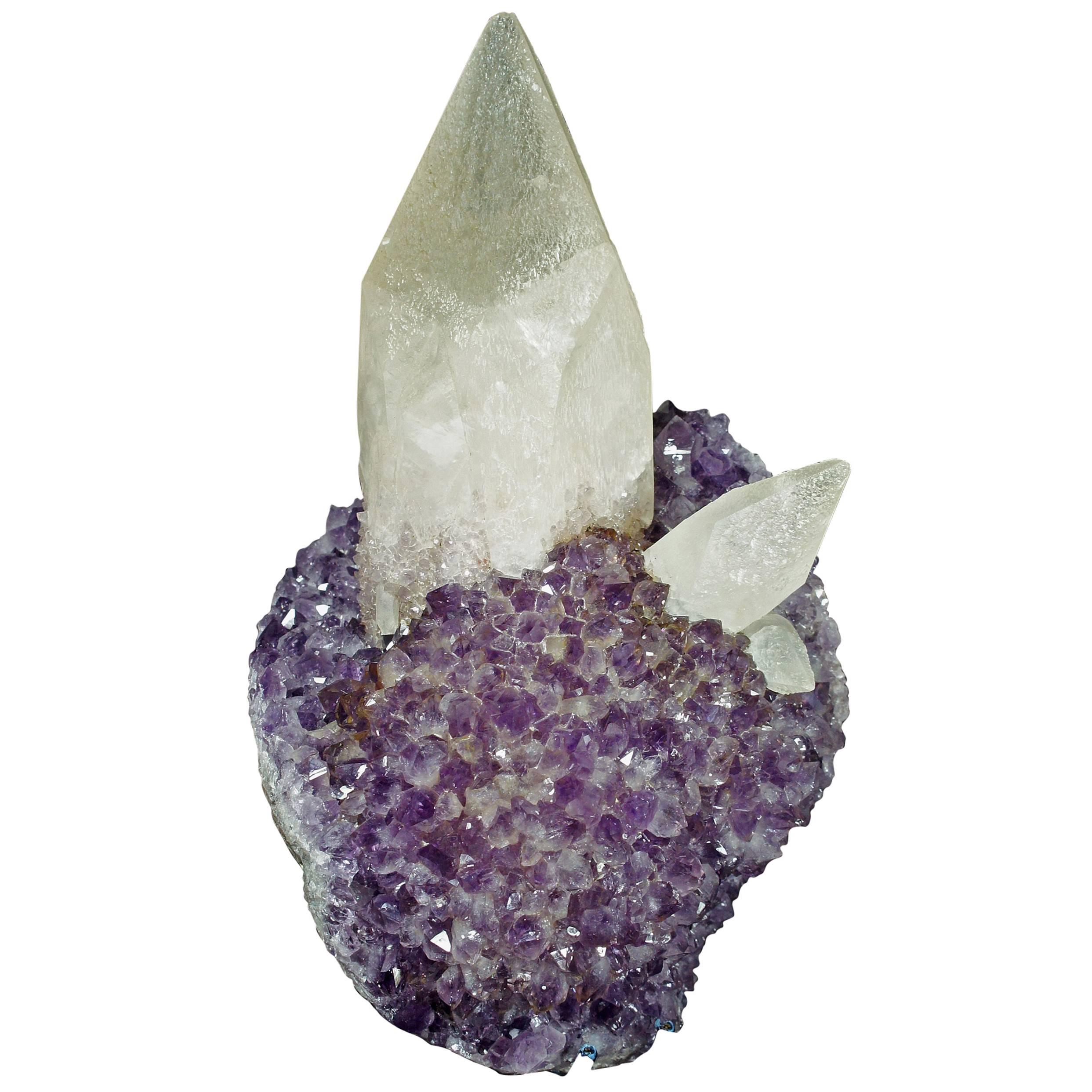 Amethyst and Calcite