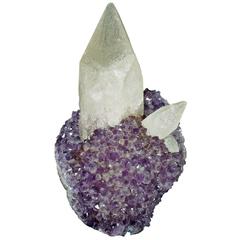 Amethyst and Calcite