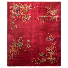 Tapis chinois Art Déco 9'x11'