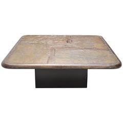 Paul Kingma Square Artwork Coffee Table Signed 1988 6