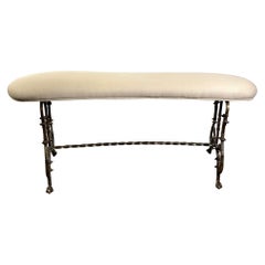 Antique Iron French Bench