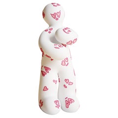 Escultura contemporánea de edición limitada en técnica mixta de 25 cm Pure Love de Taras Yoom