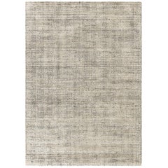 Alfombra rectangular Artisan Opposite Loom 400 de seda de bambú y lana by Mohebban