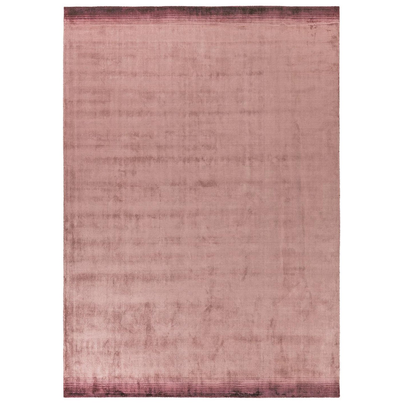 Alfombra rectangular Artisan Blush Touch 360 en viscosa tejida a mano by Mohebban