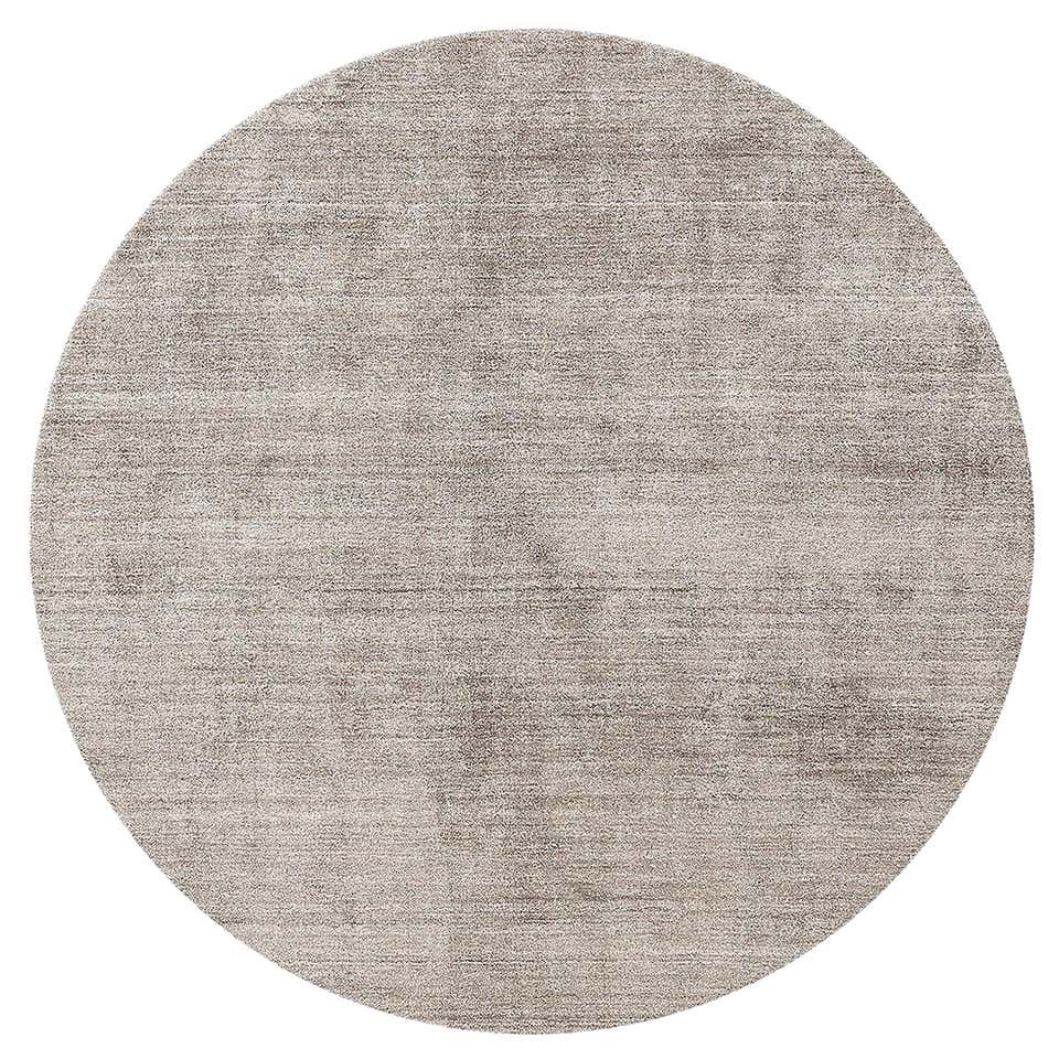 21st Century Modern Savannah Wool Round Rug For Sale at 1stDibs