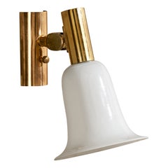 Falkenbergs Belysning, Applique, Ottone, Plastica, Vetro, Svezia, anni '60