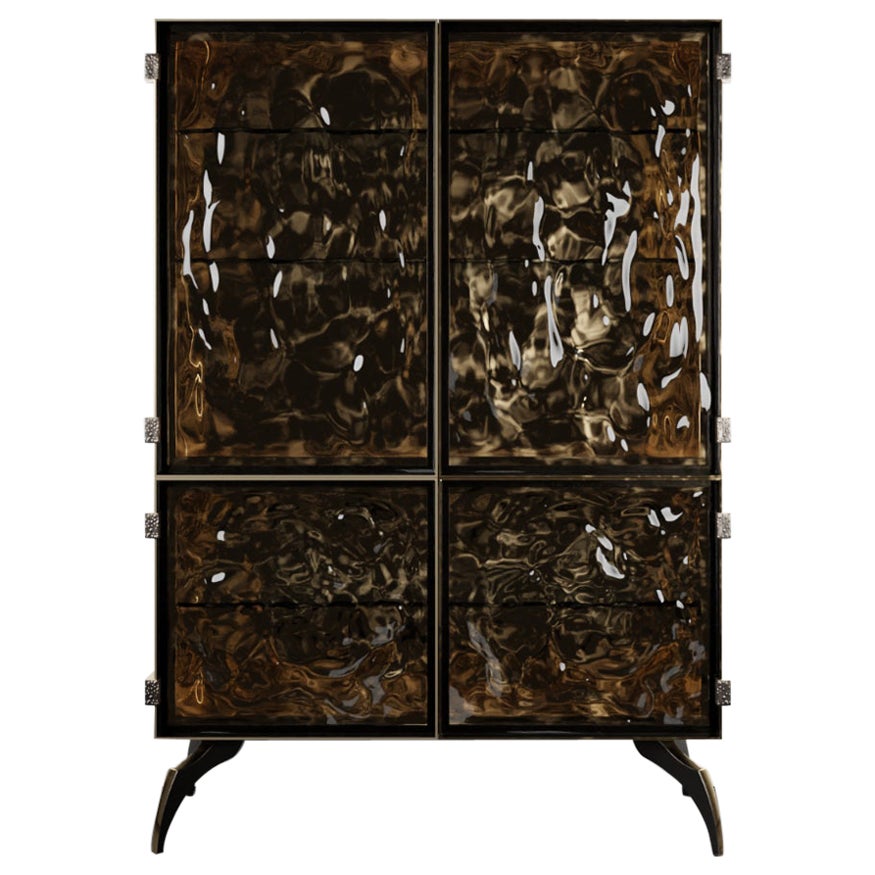 Ripple Tall Cabinet by Three One Four Studio