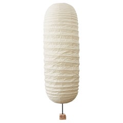 Unique Isamu Noguchi Akari Light Sculpture 32N with Ligurian Stone Base