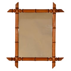 Late 19th Century Faux Bamboo Mirror