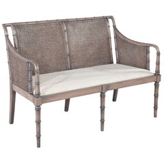 Modern Cane Bench