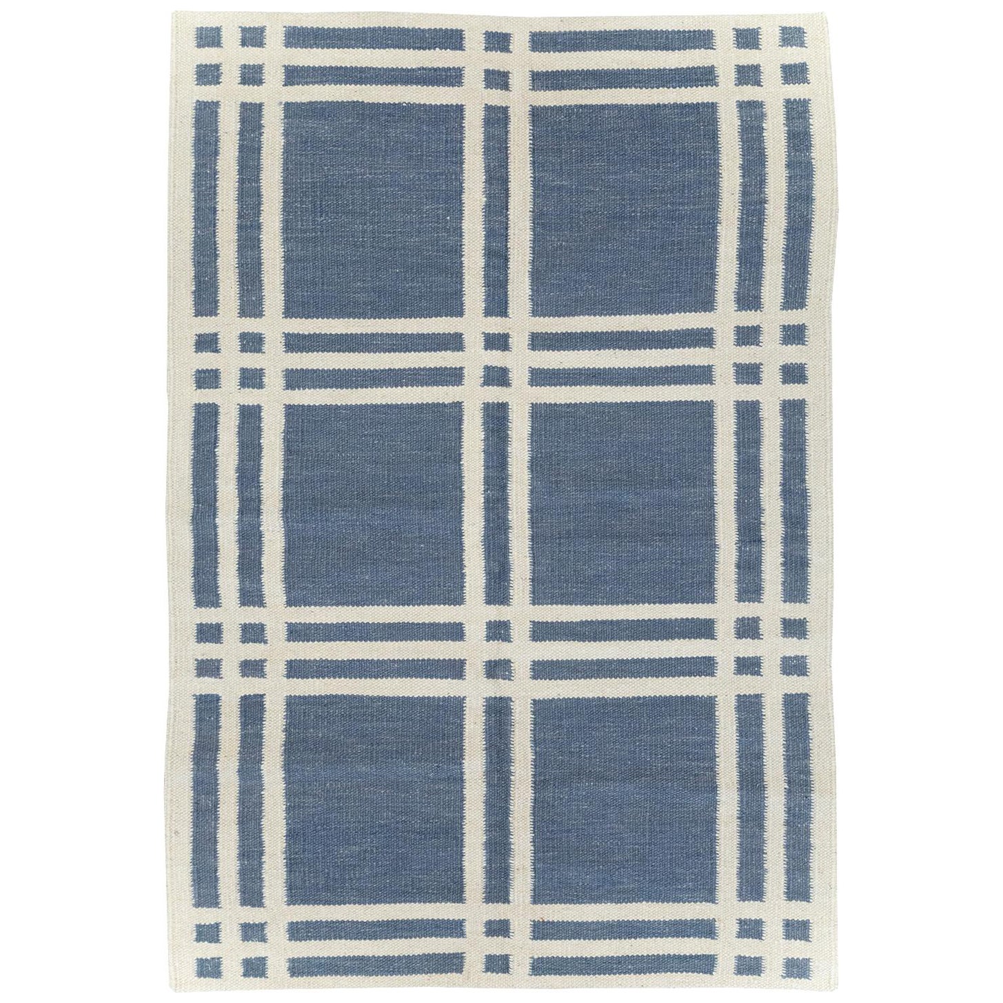 Contemporary Handmade Turkish Flatweave Kilim Accent Rug