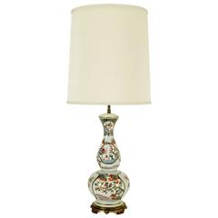 Hand-Painted French Porcelain Chinoiserie Table Lamp
