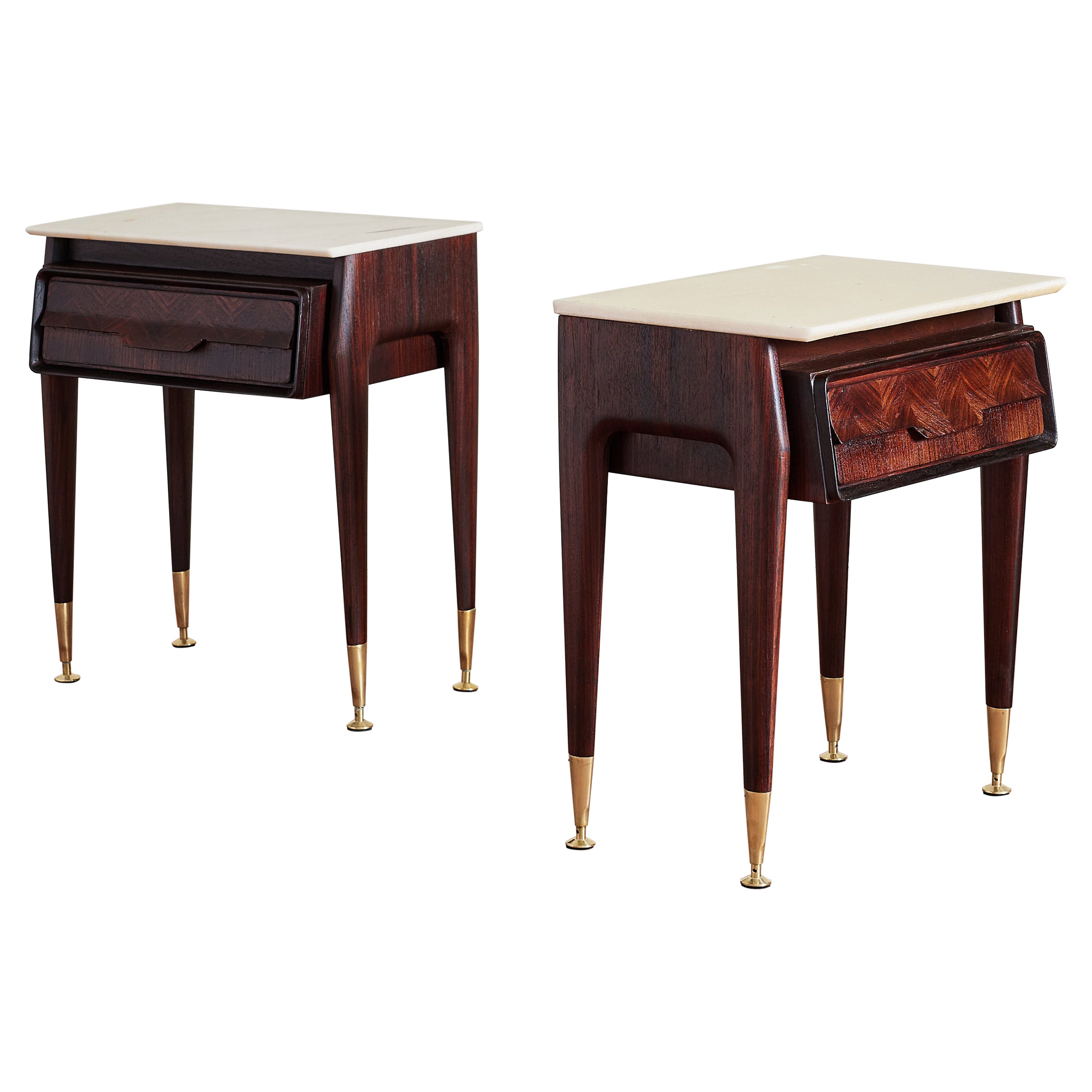 Italian Marble Bedside Tables