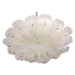 Splendid Italian Murano Glass Ceiling Light, 1970s