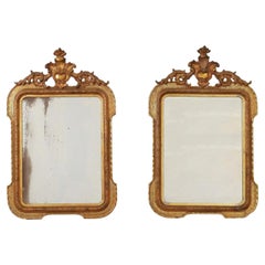 Pair of Italian giltwood mirrors - Circa 1880
