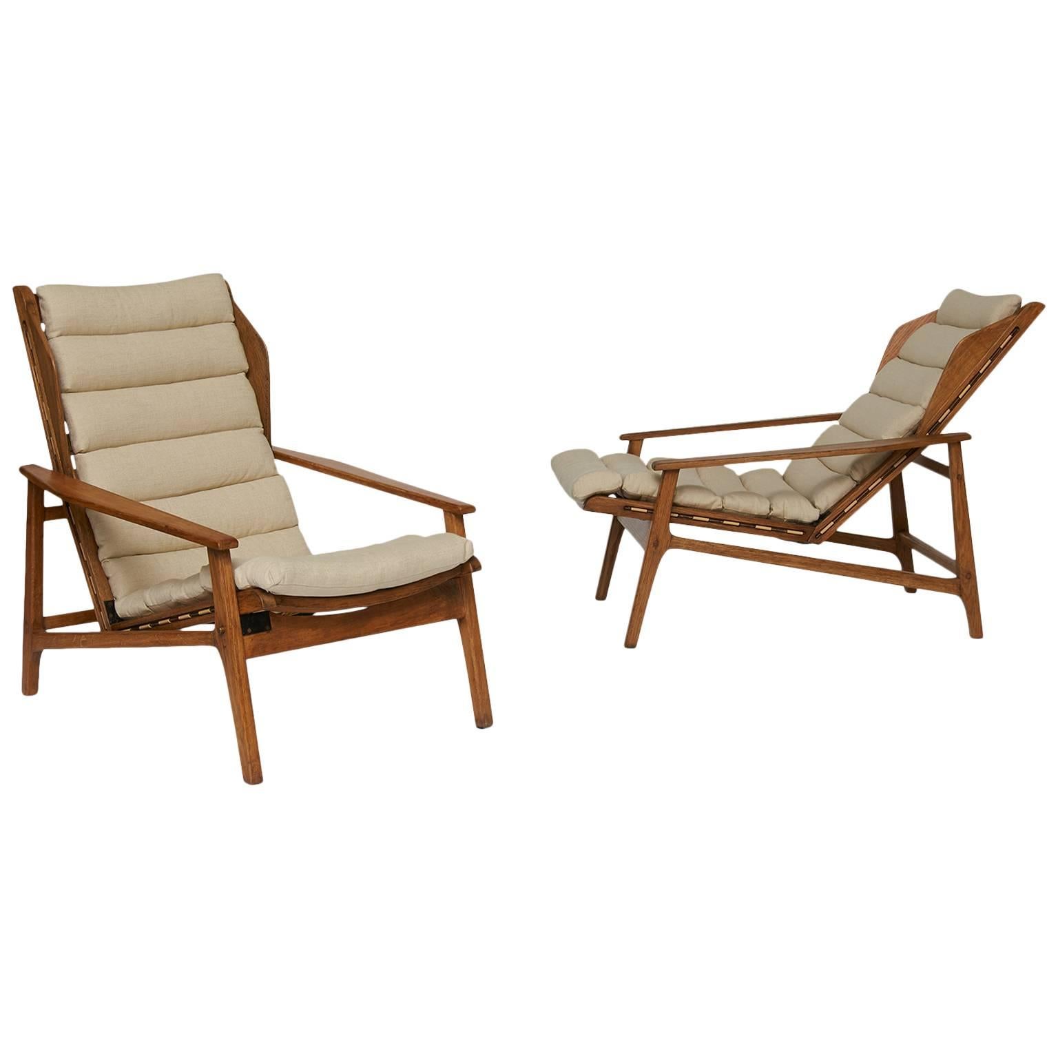 Pair of Gio Ponti Lounge Chairs