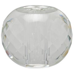 Crystal Water Vase by KA Glass
