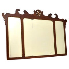Antique Georgian Style Gilt Overmantle Mirror