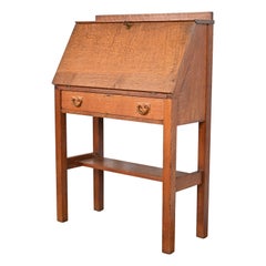 Gustav Stickley Antique Mission Oak Arts & Crafts Drop Front Secretary Desk