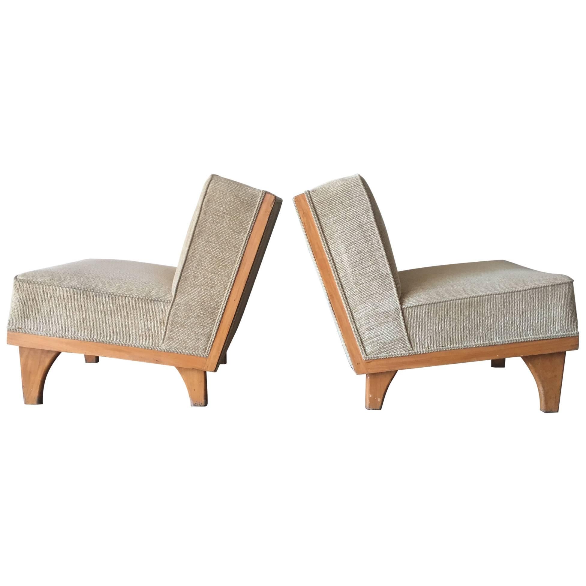 Very Rare Michael Van Beuren Lounge Chairs for Domus, Mexico, 1950s