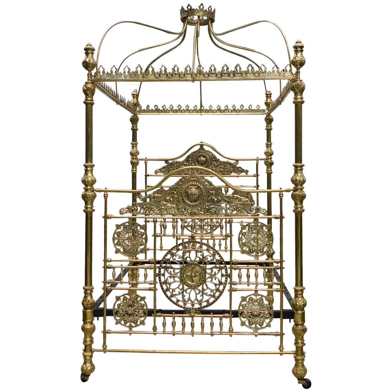 What was the original purpose of a canopy bed?