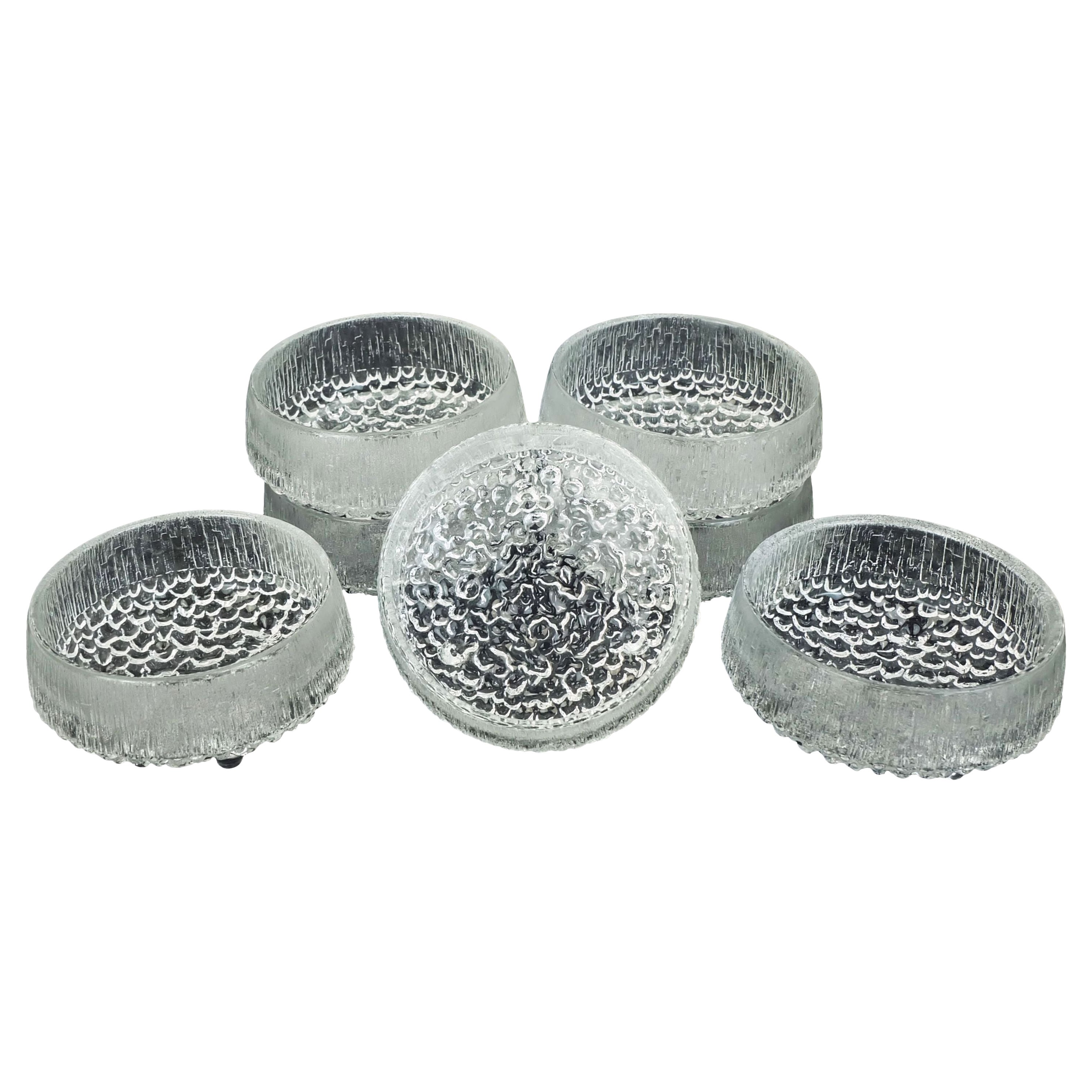 7 BOCCHIERE DA DESSERT iittala ultima thule tapio Wirkkala 1960
