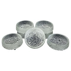 7 BOCCHIERE DA DESSERT iittala ultima thule tapio Wirkkala 1960