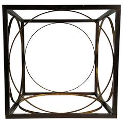 Modern Regency Bronze and Brass Table Base